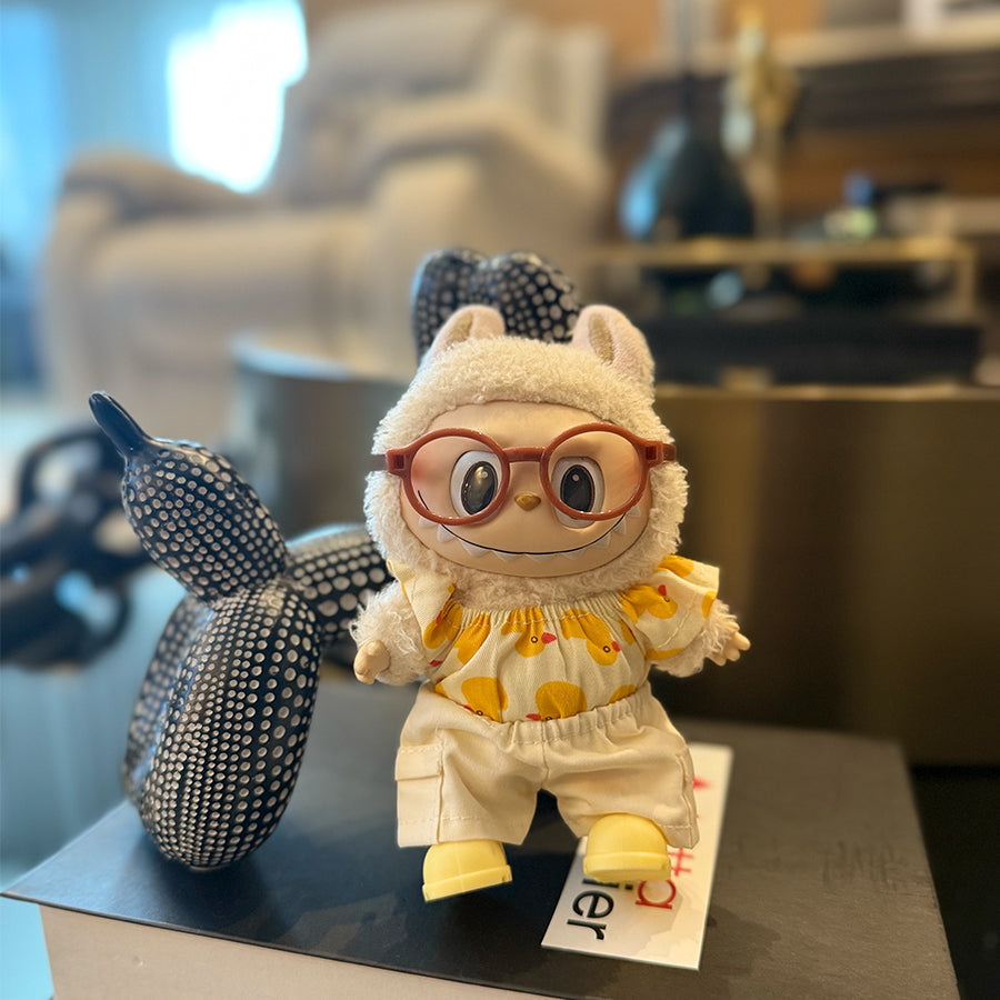 🐥 Quack & Cozy Labubu Fit – Ducky Day Edition
