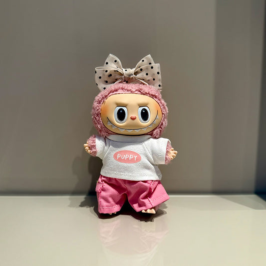 π βPuppy Popβ Labubu Fit β Pink Bow Edition