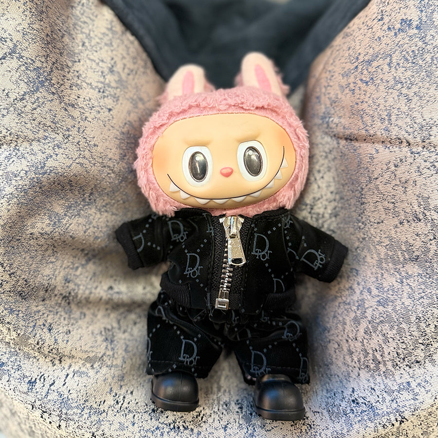 Mini Dior-Inspired Street Set – Labubu Edition