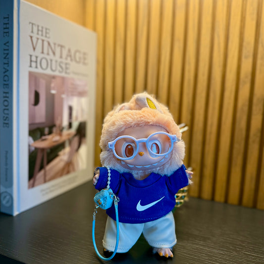 💙 Nike Street Fit for Labubu – Cool & Casual Edition