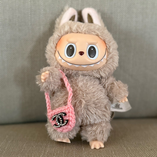 Mini Crochet Chanel-Inspired Bag – Pink Pop