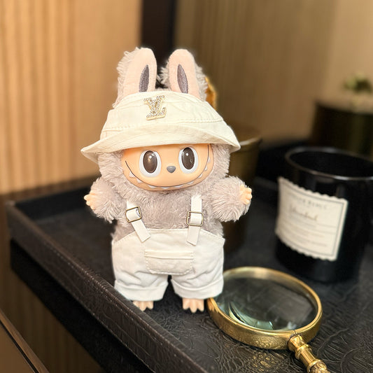 Mini LV Explorer Set – For Labubu (White Edition)