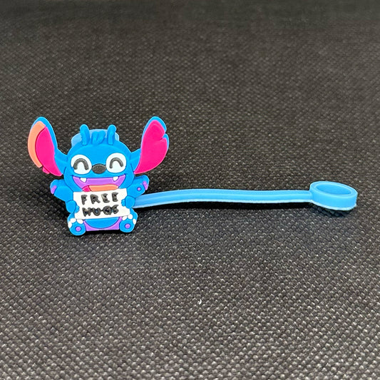 Free Hugs Stitch Straw Topper – Fits Stanley & More