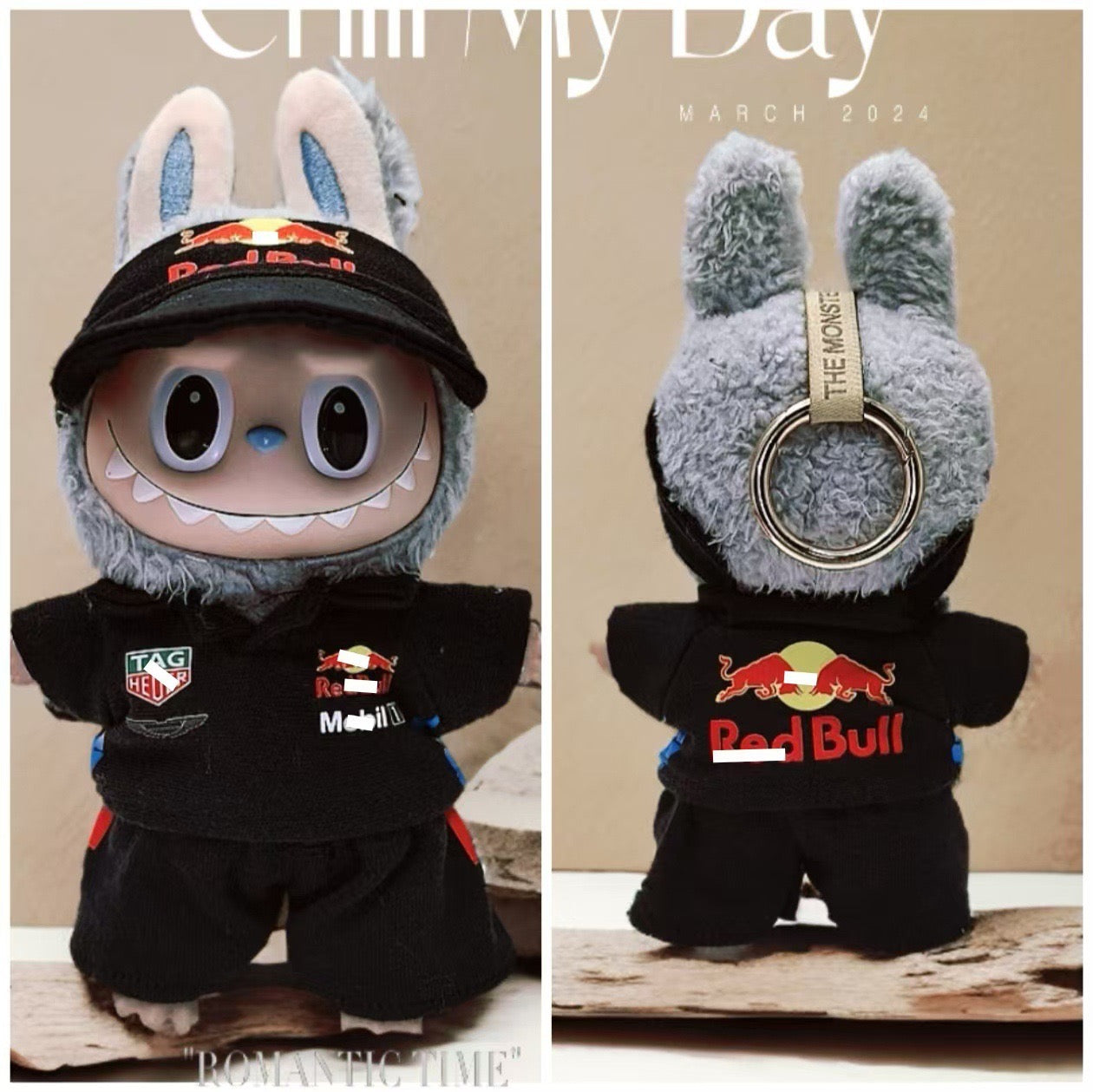 Labubu Red Bull Racing Outfit Set 🏁✨