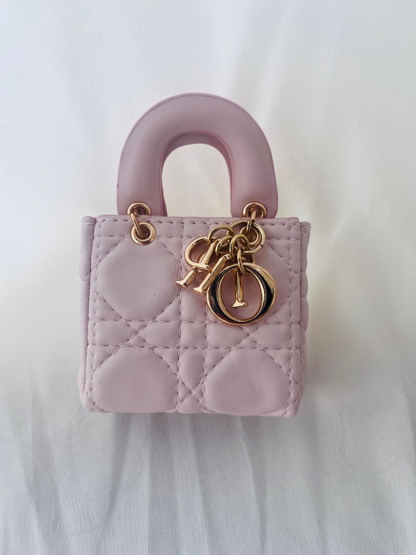👜 Premium Lady Dior Mini Bag for Labubu – Pink Edition 🌸
