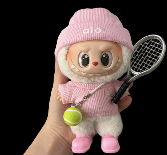 Labubu Pink Alo Tennis Pro Outfit Set 🎀