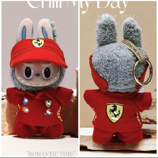 Labubu Ferrari Racing Outfit Set 🏎️✨