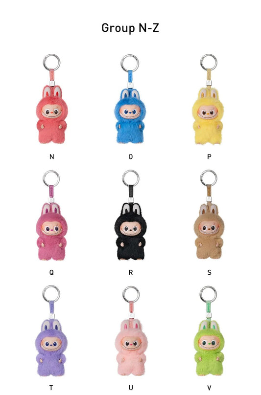 THE MONSTER PIN FOR LOVE SERIES - Vinyl Plush Pendant Blind Box (N-Z)open so you can choose your letter