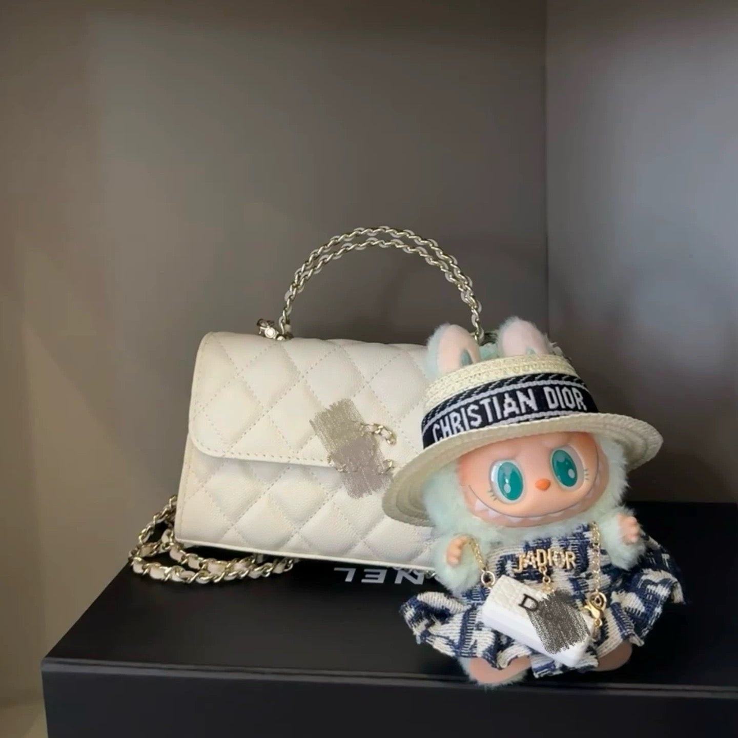 👗 Premium Dior-Inspired Labubu Outfit Set