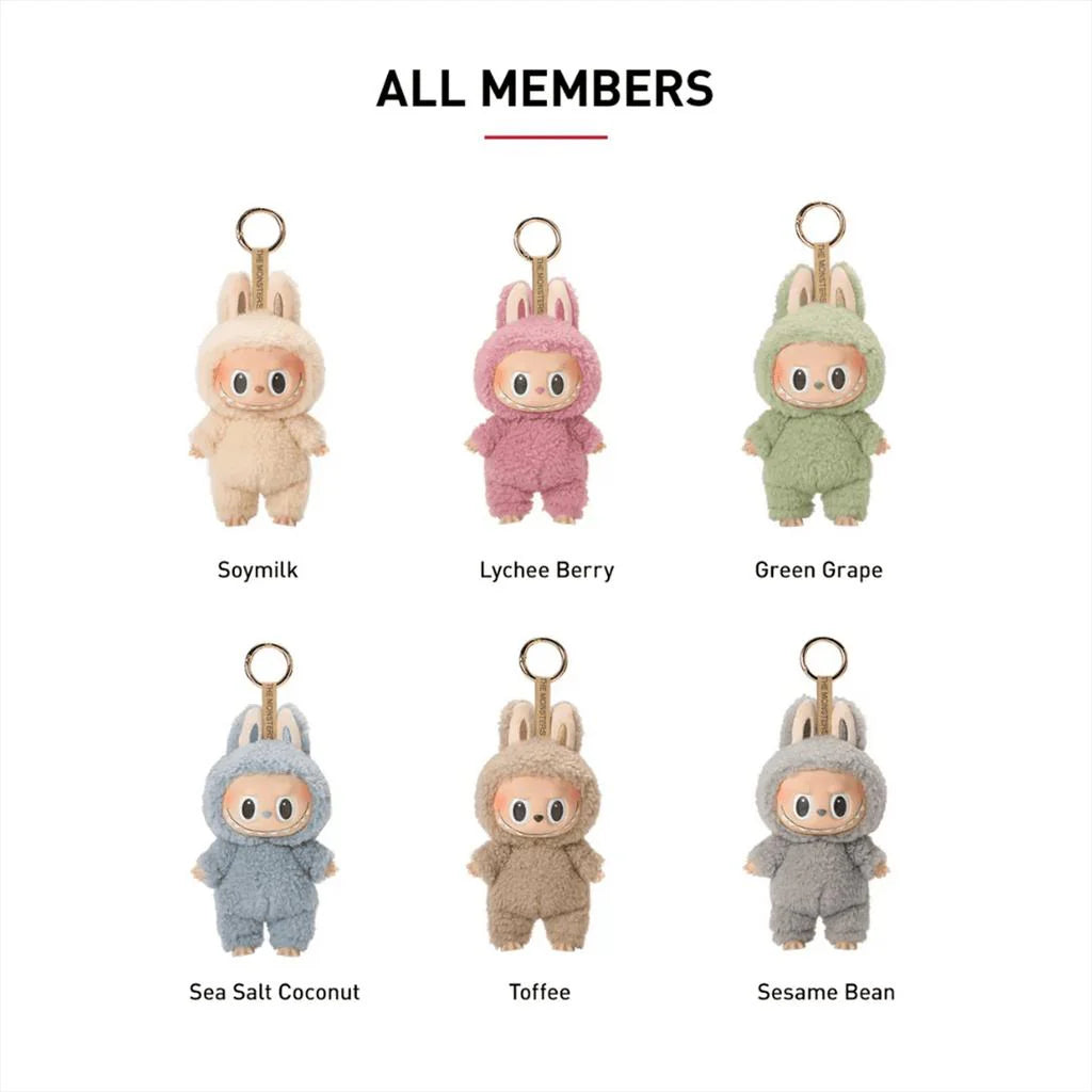 Labubu Exciting Macaron Keychains - Authentic (Single Box)