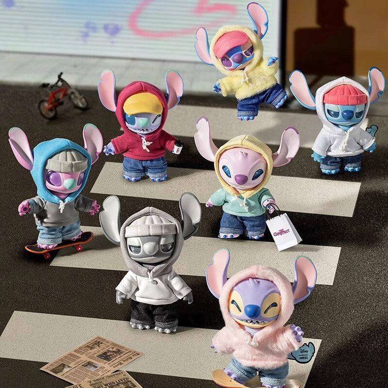 Authentic Stitch Gen Z Street Box Pendant – Mystery Style! 🧢