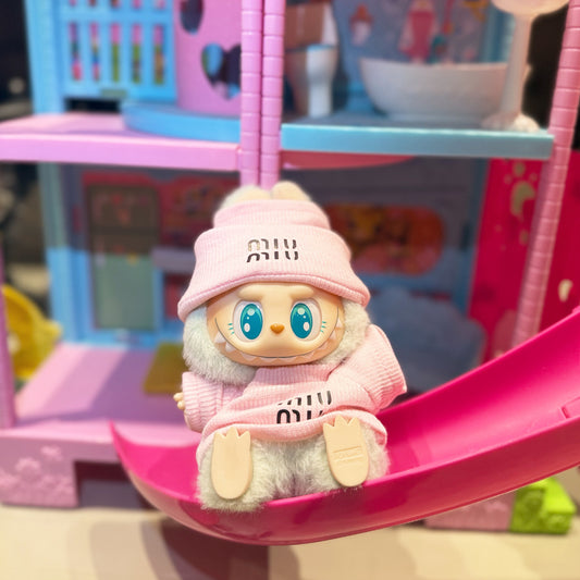 🎀 “Pretty in Plush” Labubu Fit – Miu Miu Pink Edition
