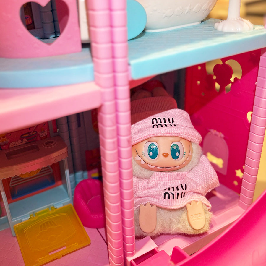 🎀 “Pretty in Plush” Labubu Fit – Miu Miu Pink Edition