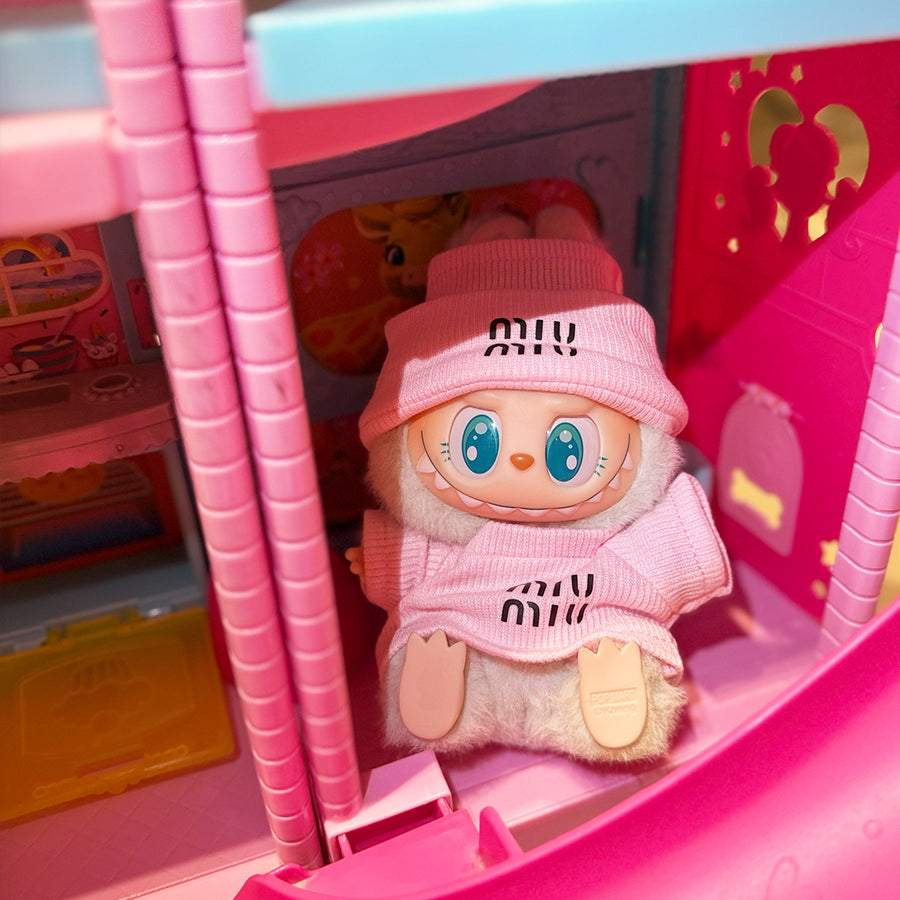 🎀 “Pretty in Plush” Labubu Fit – Miu Miu Pink Edition