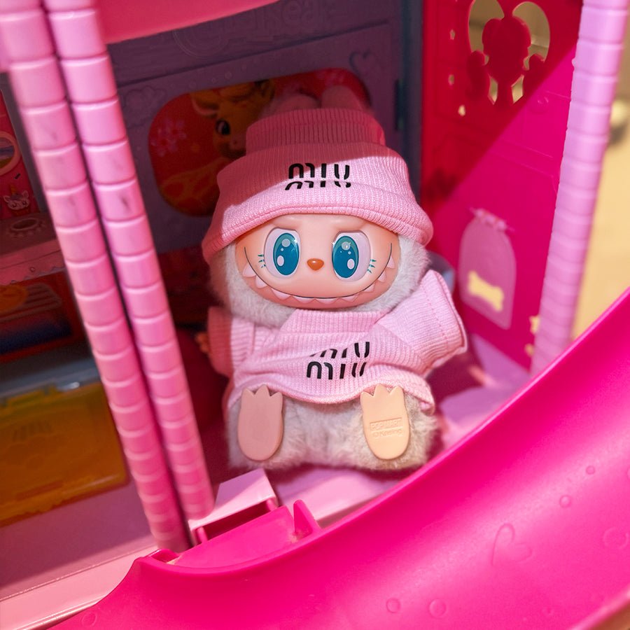 🎀 “Pretty in Plush” Labubu Fit – Miu Miu Pink Edition