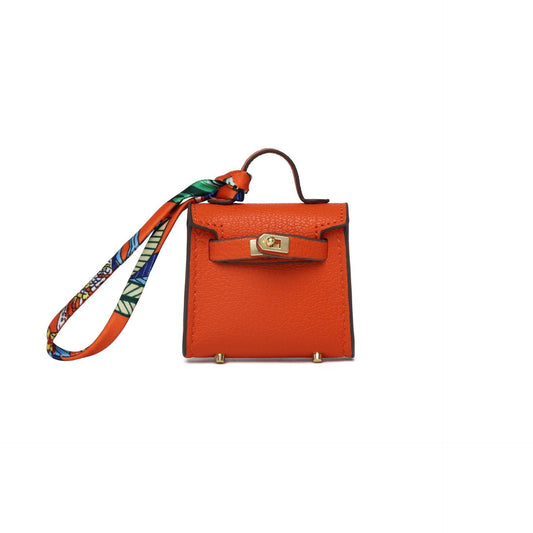 👜 Premium Birkin-Style Mini Bag for Labubu – Orange Edition | Coming Soon | Pre-Order🛒