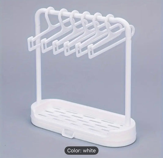 Mini Labubu Clothes Rack – With 10 Hangers