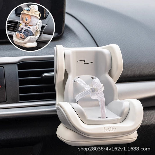 Labubu UrbanRide Car Seat – Grey Edition