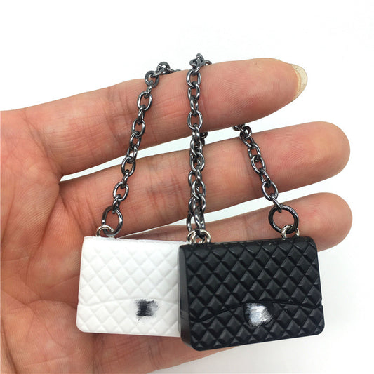 Mini Labubu Chanel Bag – Black & White Edition, Choose your Color!