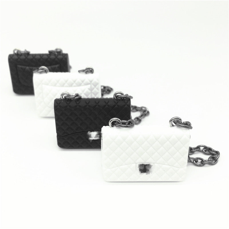 Mini Labubu Chanel Bag – Black & White Edition, Choose your Color!