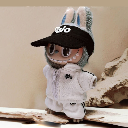 Alo Labubu Tracksuit – White Zip-Up Edition
